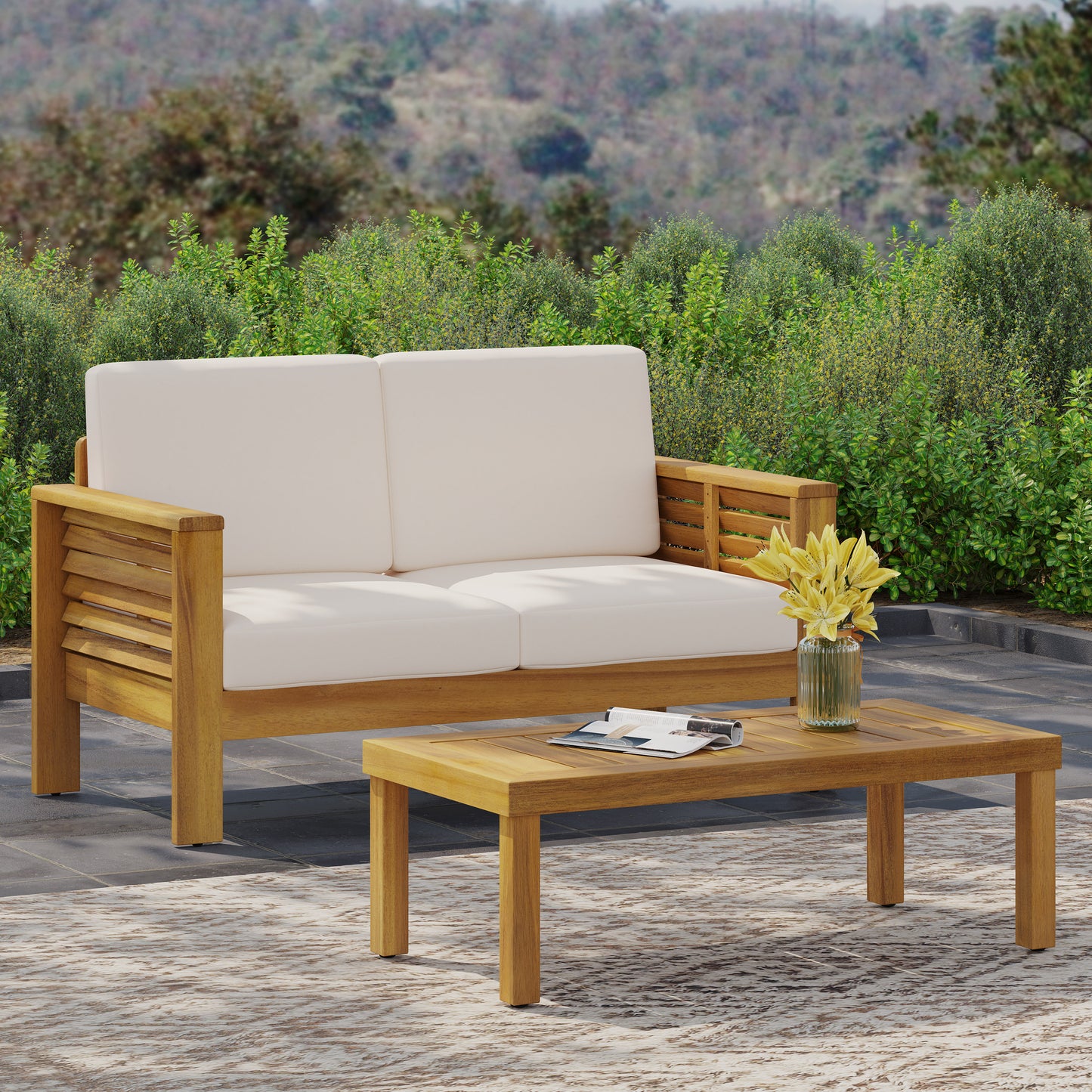 Kamiyah Patio Set, Set of 2 (Natural)