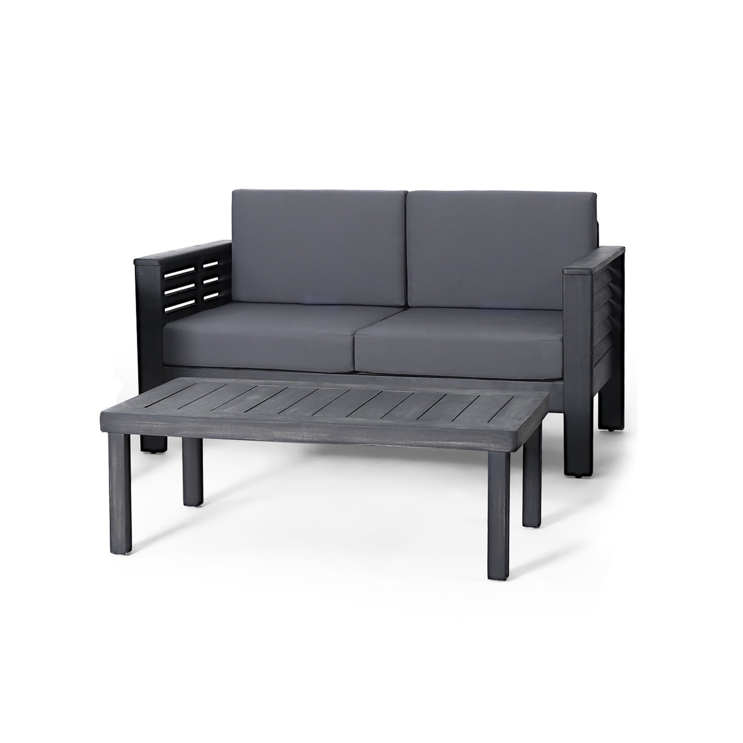 Kamiyah Patio Set, Set of 2 (Dark Gray)