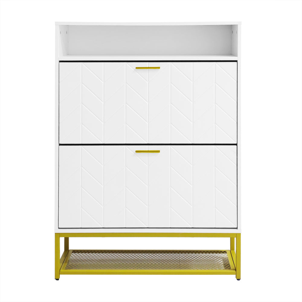 Stokes Shoe Cabinet (White)