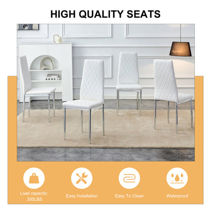Gordon Dining Chair, Set of 6 (White)