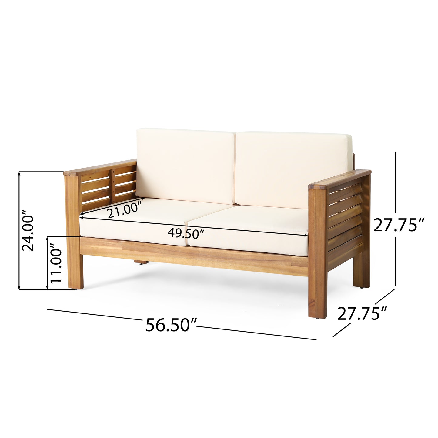 Kamiyah Patio Set, Set of 4 (Natural)