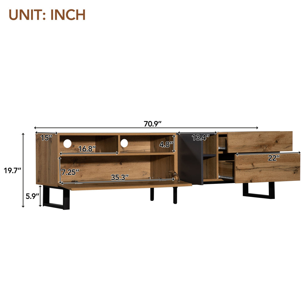 Karter TV Stand (Brown)