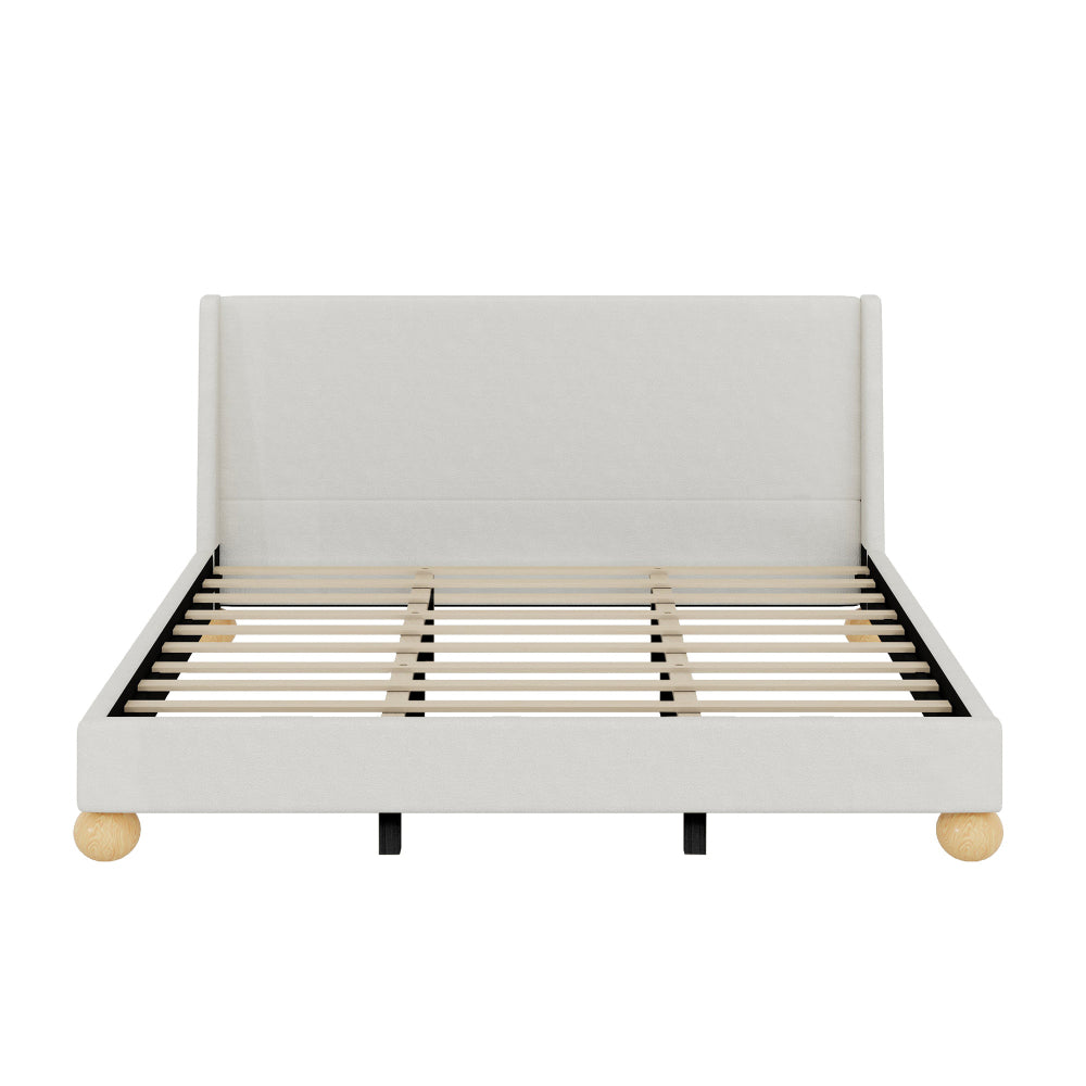 Charles Bed, King (Beige)