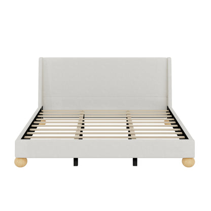 Charles Bed, King (Beige)