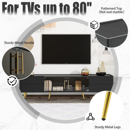 Evelynn TV Stand (Black)