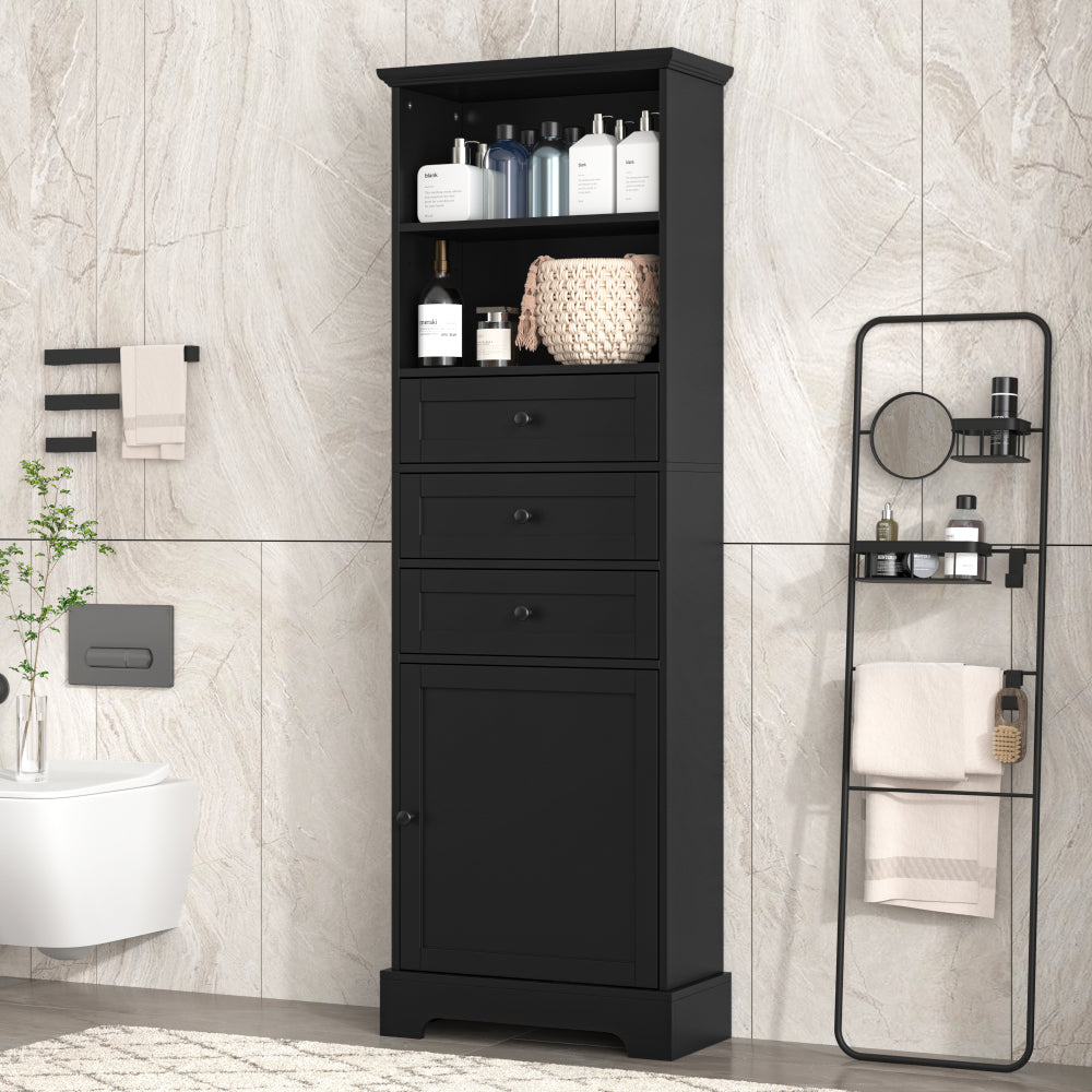 Hazel Bathroom Cabinet (Black)