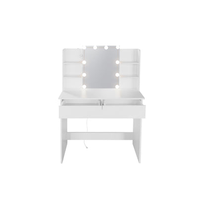 Blake Vanity Desk, White