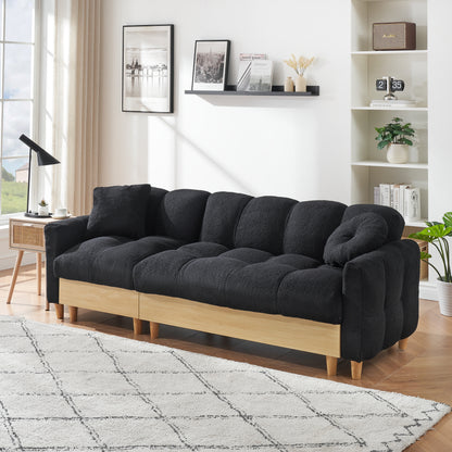 Cassidy Sofa Bed with Storage (Black)