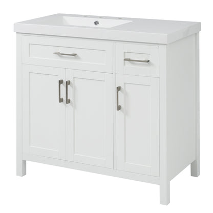 Brandt Bathroom Vanity, White