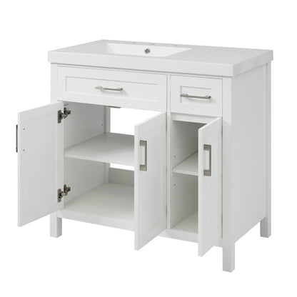 Brandt Bathroom Vanity, White