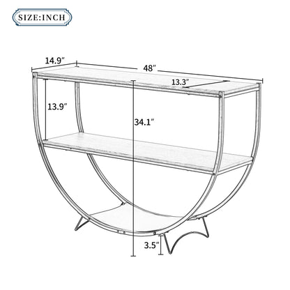 Keenan Accent Table, Brown