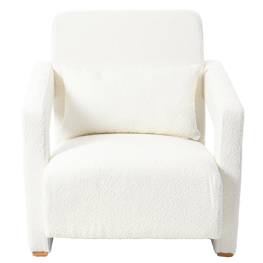 Genesis Lounge Chair, White