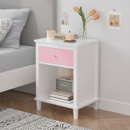 Benson Nightstand, Pink