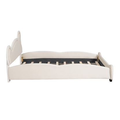 Lester Kids Bed, Queen (Beige)