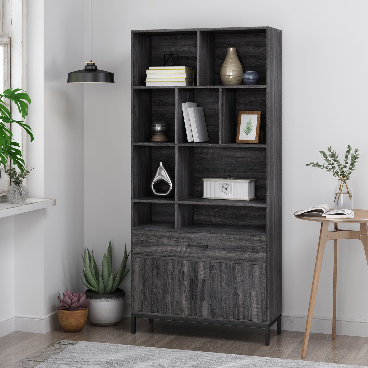 Elliana Bookshelf (Gray)