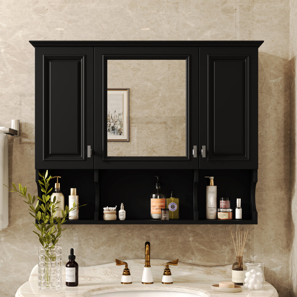 Kylan Bathroom Cabinet, Black