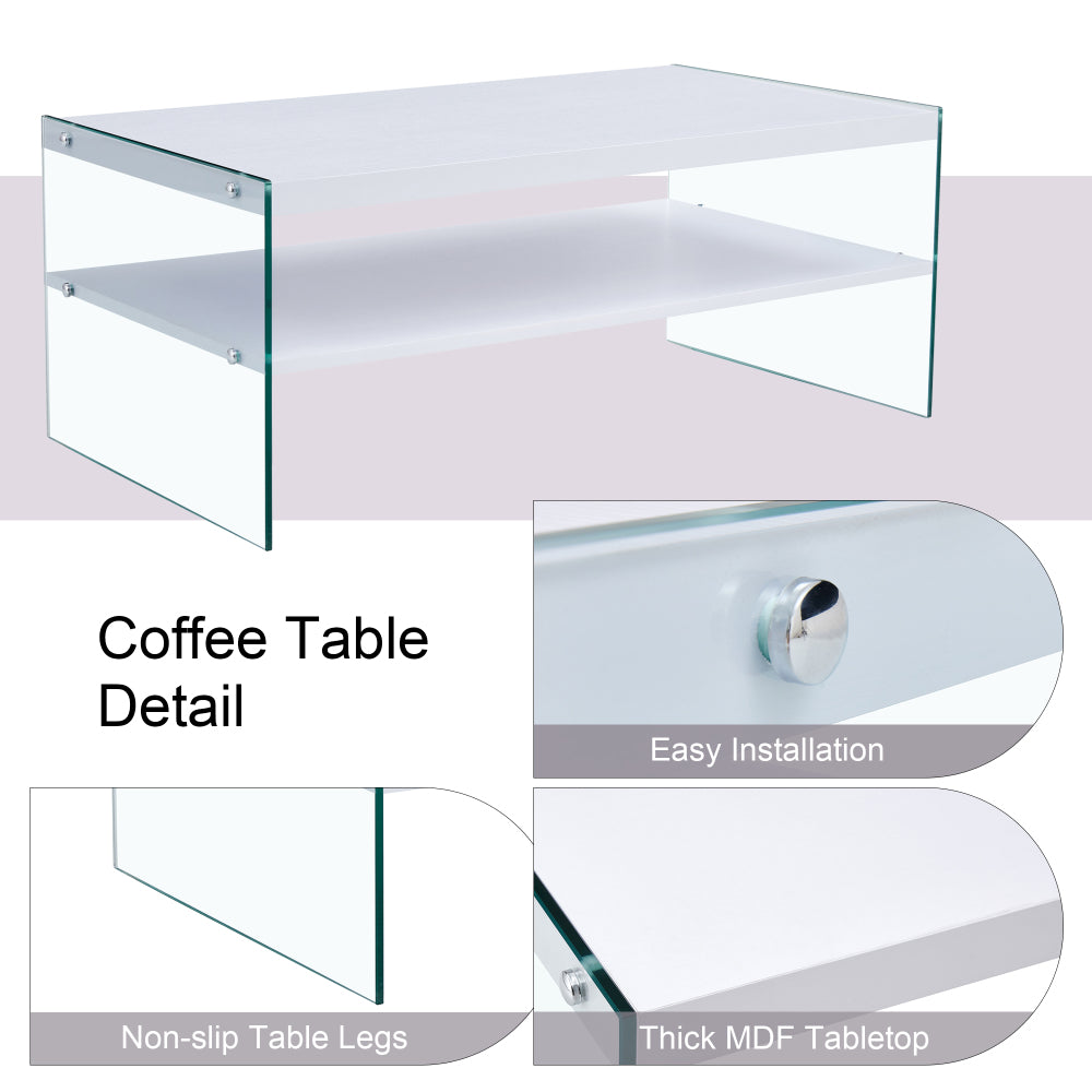 Haisley Coffee Table (White)