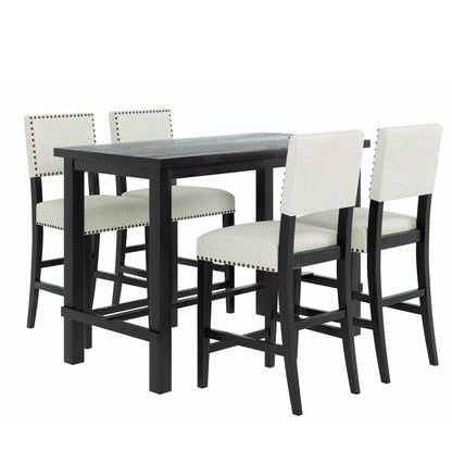 Baxter Dining Set, Set of 5