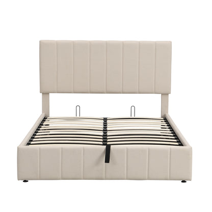 Harley Bed Frame, Full (Beige)