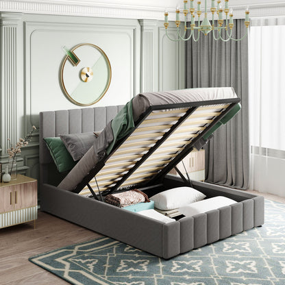 Harley Bed Frame, Full (Grey)