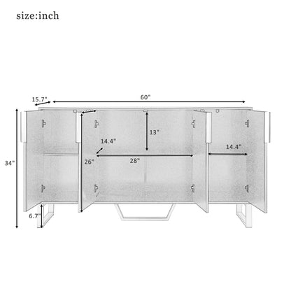 Stanley Accent Cabinet (White)