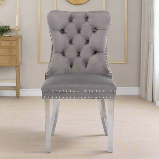 Corbin Dining Chair, Set of 2 (Grey)