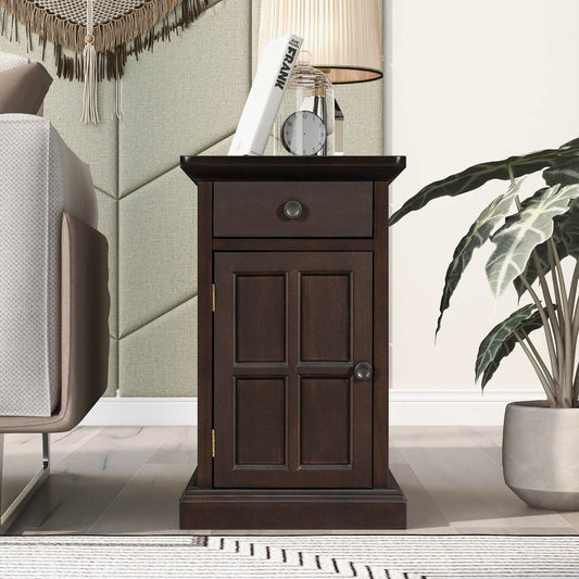 Rosalie End Table (Dark Brown)