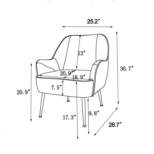 Wilder Lounge Chair (Grey)