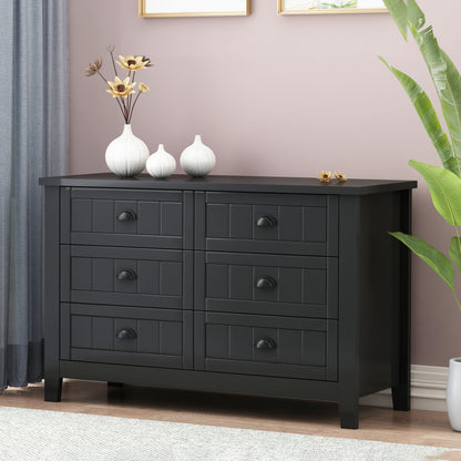 Kamryn Dresser, 6 Drawers (Black)