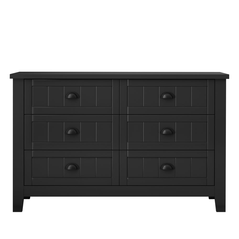 Kamryn Dresser, 6 Drawers (Black)