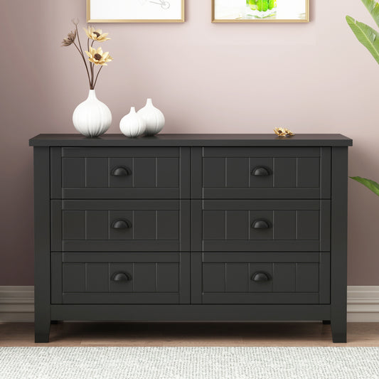 Kamryn Dresser, 6 Drawers (Black)