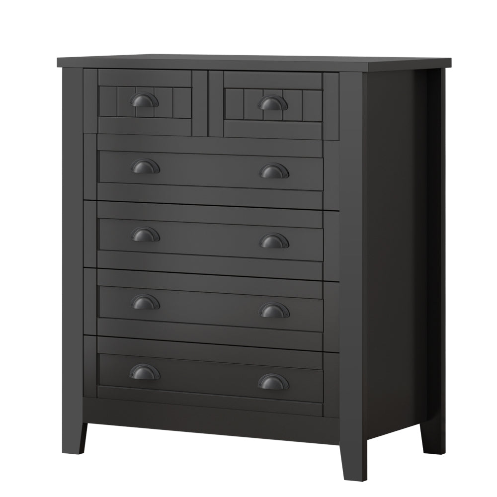 Kamryn Dresser, 6 Drawers (Black)