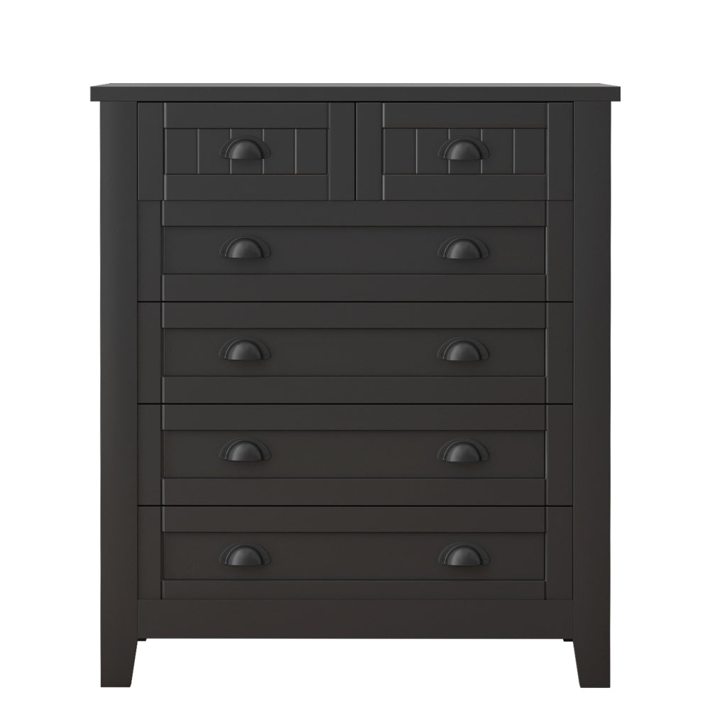 Kamryn Dresser, 6 Drawers (Black)