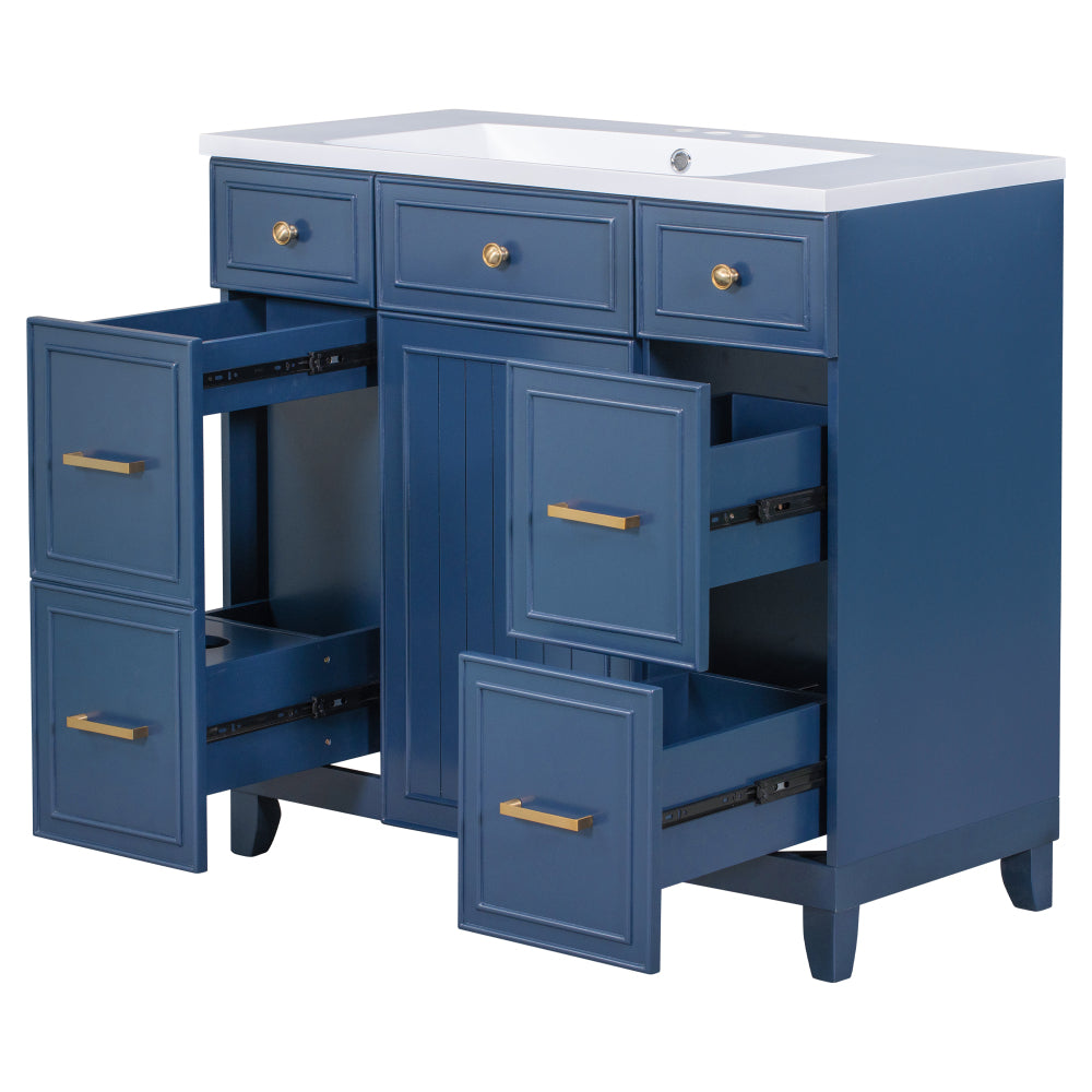 Middleton Bathroom Vanity, Blue