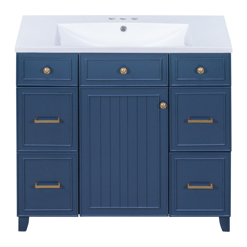 Middleton Bathroom Vanity, Blue