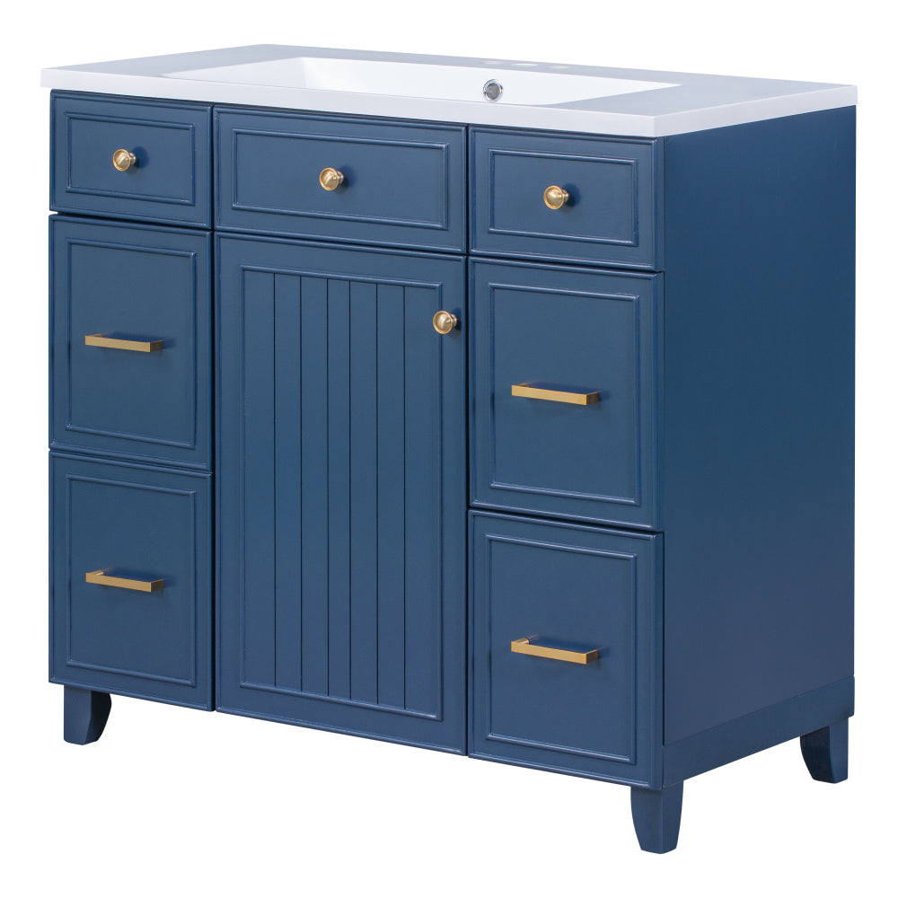 Middleton Bathroom Vanity, Blue