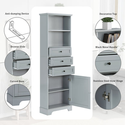 Hazel Bathroom Cabinet (Grey)