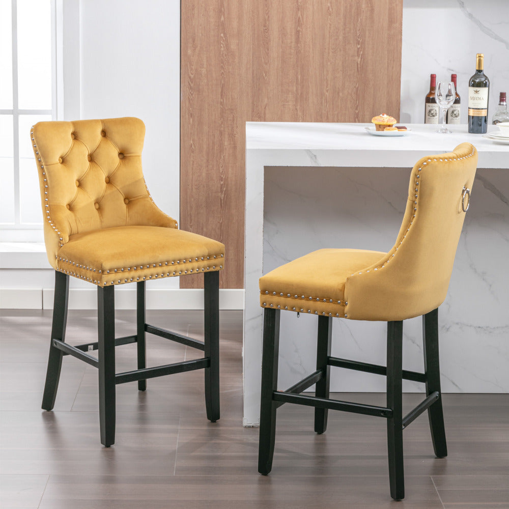 Eliezer Dining Chair, Set of 2 (Gold)