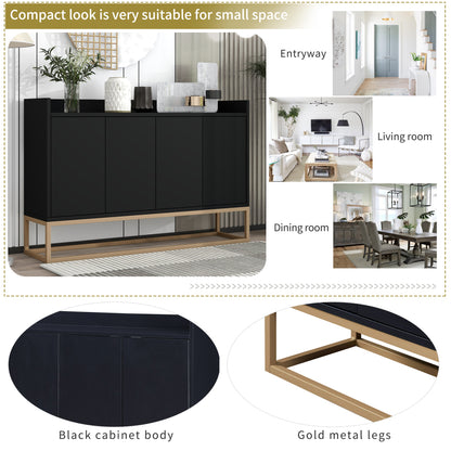 Patrick Accent Cabinet (Black)