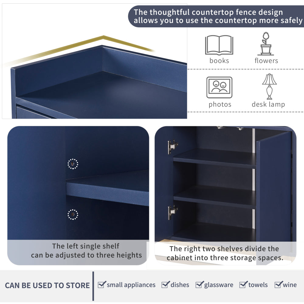 Patrick Accent Cabinet (Blue)