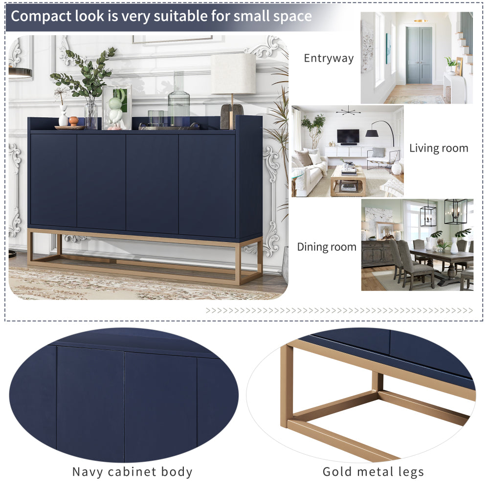 Patrick Accent Cabinet (Blue)