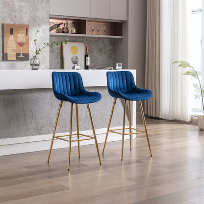 Morrison Bar Stool, Set of 2 (Blue)