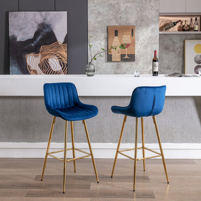 Morrison Bar Stool, Set of 2 (Blue)