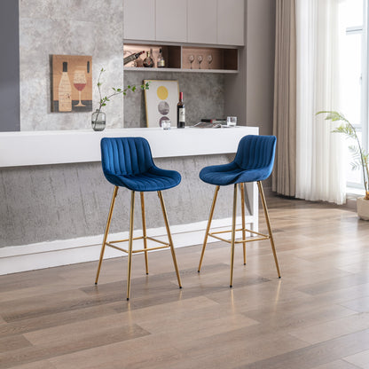 Morrison Bar Stool, Set of 2 (Blue)