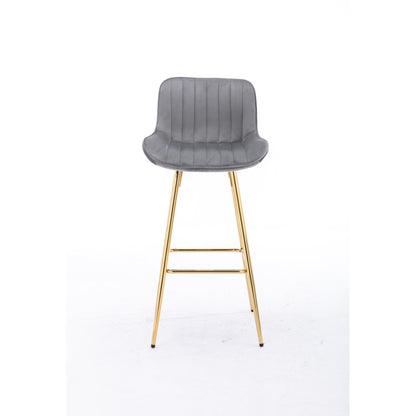 Morrison Bar Stool, Set of 2 (Grey)