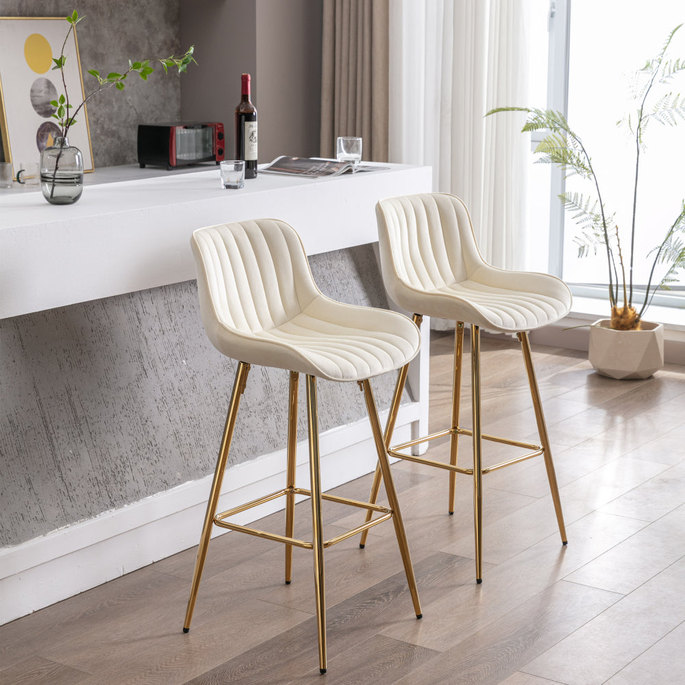 Morrison Bar Stool, Set of 2 (White)