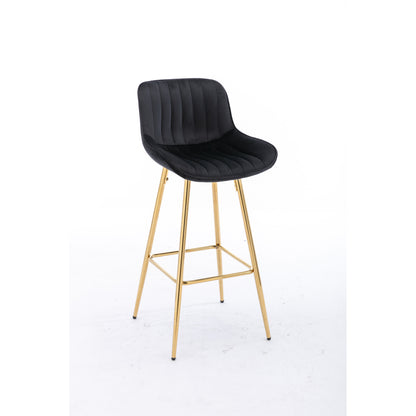 Morrison Bar Stool, Set of 2 (Black)