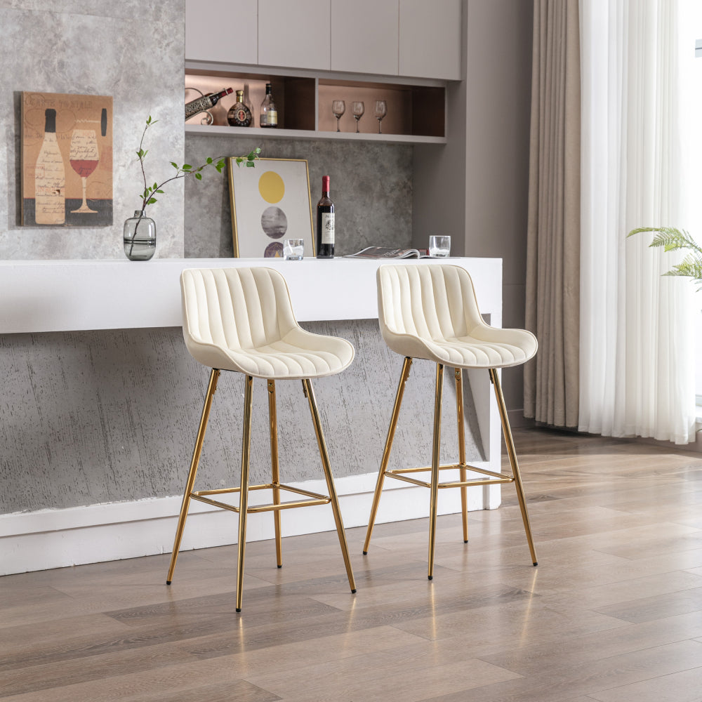 Morrison Bar Stool, Set of 2 (White)