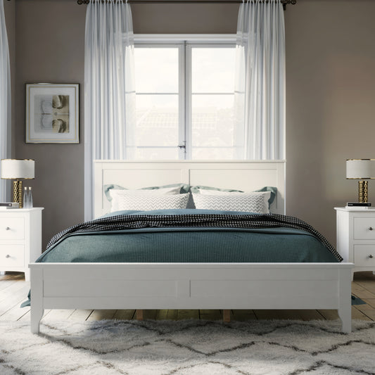 Paul Bed Frame, Queen (White)