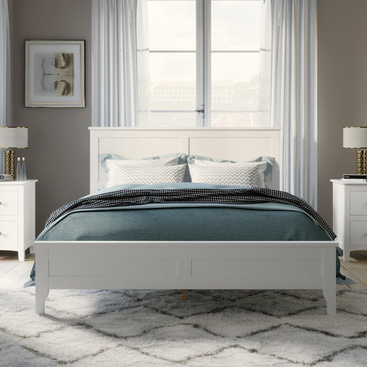 Paul Bed Frame, King (White)